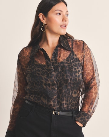 Leopard Organza Shirt