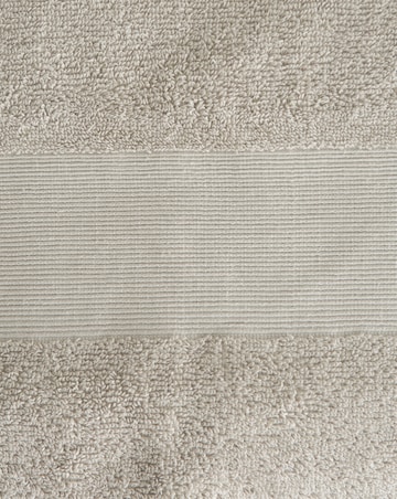 Catherine Lansfield Anti Bacterial 6 Piece Cotton Towel Bale Natural