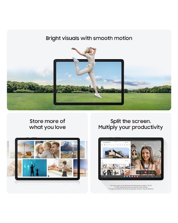 Samsung Galaxy Tab A9 8.7in 64GB WiFi Tablet with Kids Case - Grey/Blue