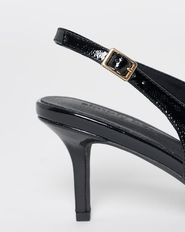 Bex Peep Toe Heel Sandals - Wide Fit (E)