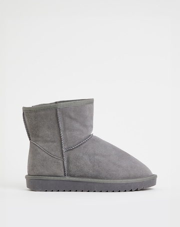 Sia Suede Warm Lined Snug Boots Extra Wide EEE Fit