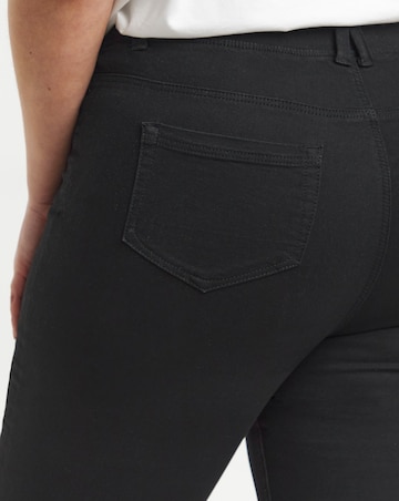 Black Stretch Skinny Pull On Jeggings