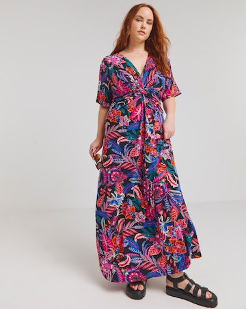 Joe Browns Knot Front Jersey Maxi Dress