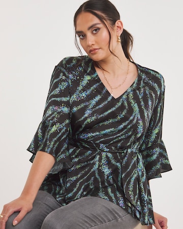 Joanna Hope Tie Neck Blouse