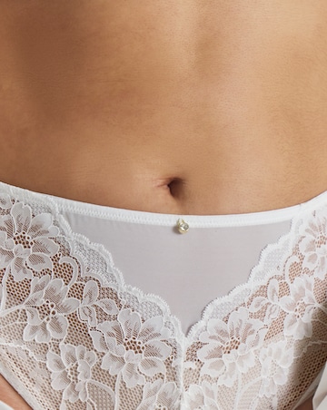 Ann Summers Sexy Lace Planet High Waist Brazillian White