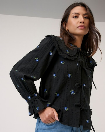 Nobody's Child Jolie Seersucker Blouse