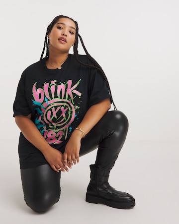 Black Blink 182 License Tee