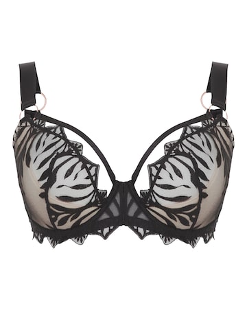 Figleaves Curve Tease New Embroidery Plunge Bra