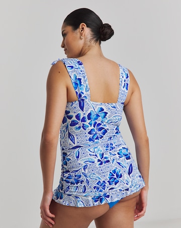 MAGISCULPT Medium Control Cap Sleeve Swimdress
