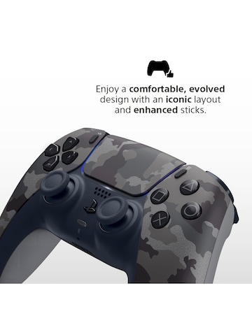PlayStation 5 DualSense Wireless Controller - Grey Camouflage