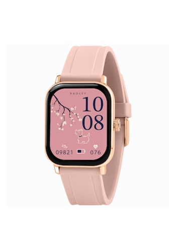 Radley Series 56 Cobweb Silicone Strap Smart Watch and Wireless Earbuds Bundle