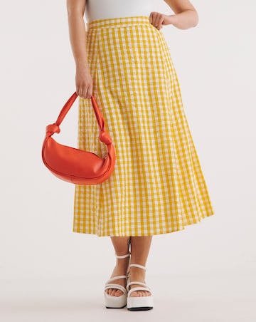 Joe Browns Gingham Midi Skirt