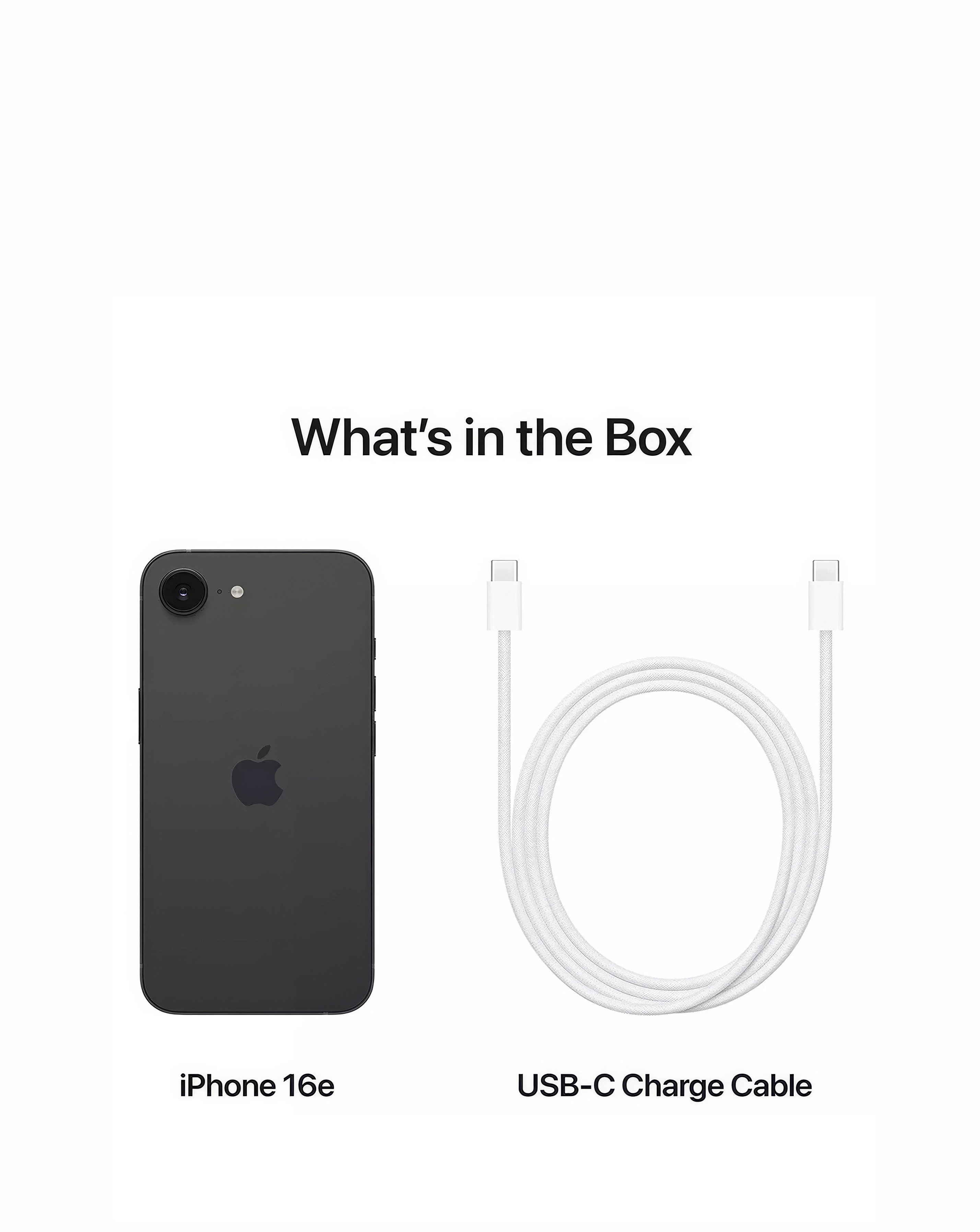 Apple iPhone 16e 128GB - Black | Simply Be