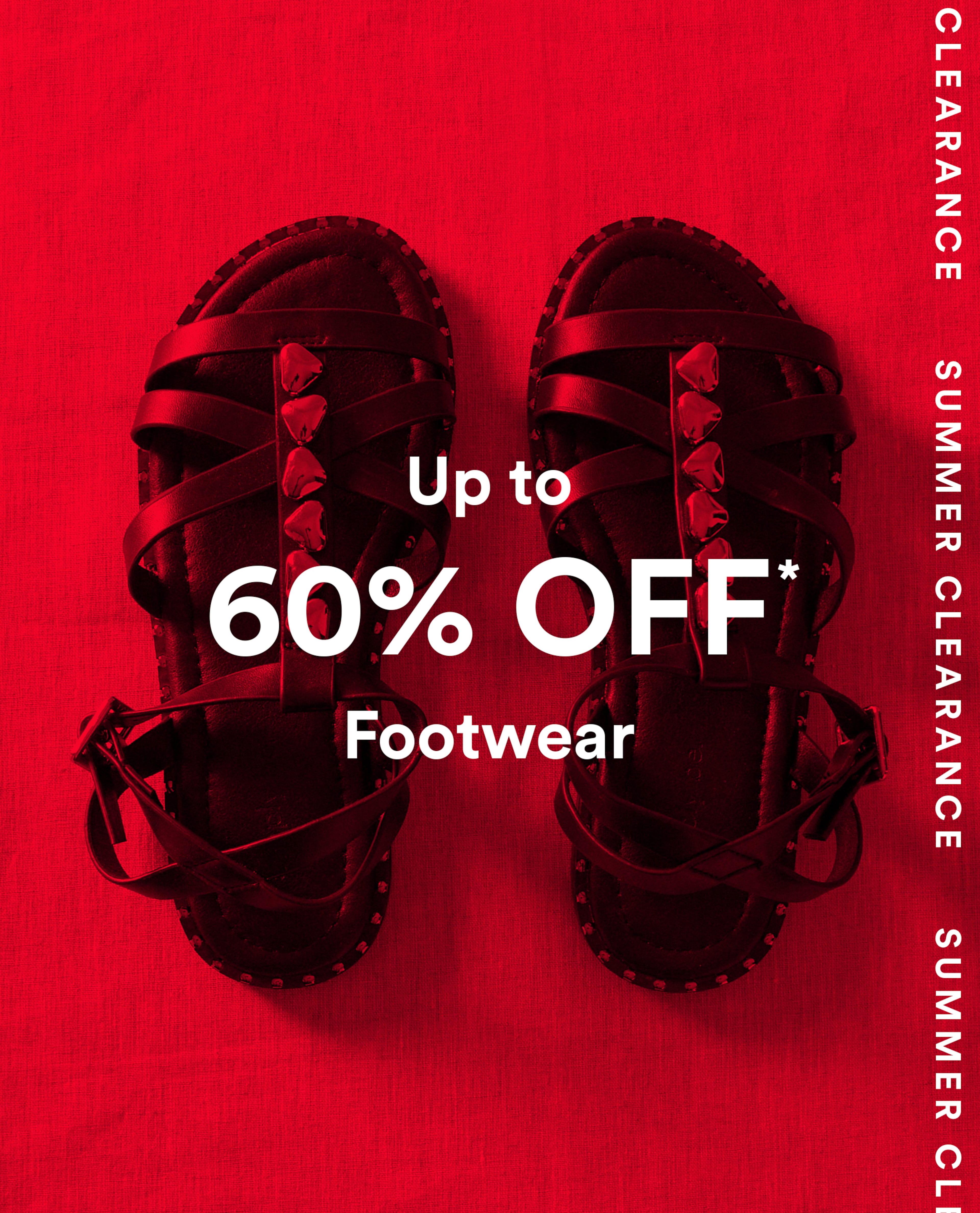 Up to 60% off footwear