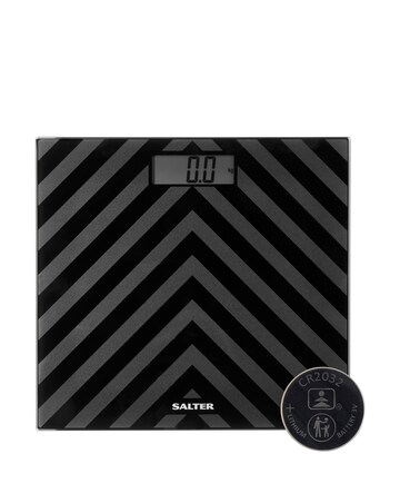 Salter Chevron Two Tone Bathroom Scale