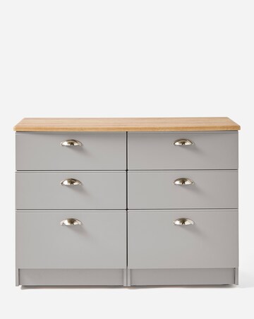Brooke Ready Assembled 6 Drawer Chest