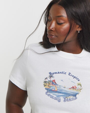 Tommy Jeans Slim Romance Tropics Tee
