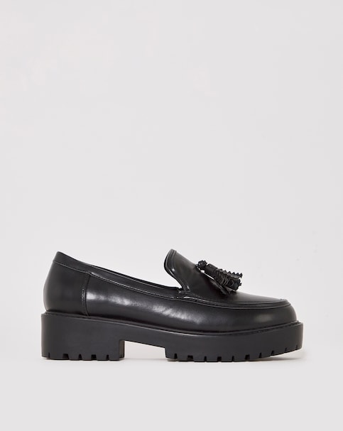 Chunky Loafer Shoes Wide Fit