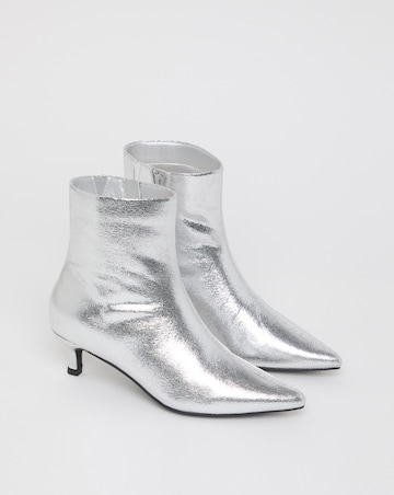 Mambo Kitten Heel Ankle Boots - Extra Wide Fit (EEE)