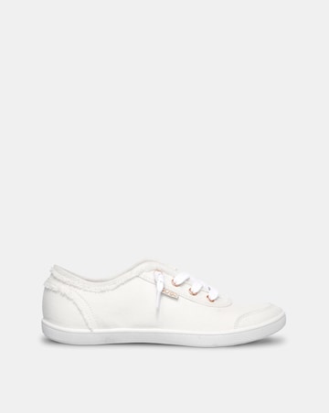 Skechers Bobs B Cute Canvas Lace Up Wide E Fit