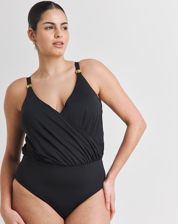 MAGISCULPT Twist Front Tummy Control Blouson Swimsuit