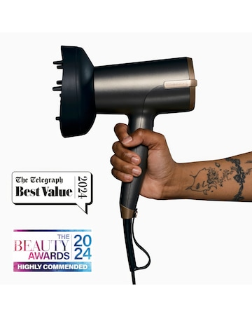 Remington ONE Dry & Style Hair Dryer with Diffuser and Flyaway Attachment D6077