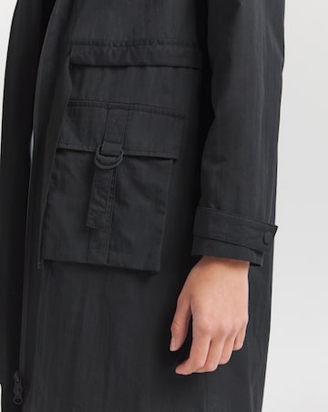 Black Functional Utility Jacket