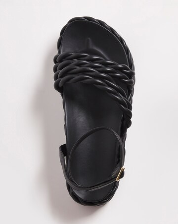 Kiara Rope Flatform Sandals Wide Fit