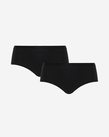 Playtex 2Pack Cotton Midi Knickers Black