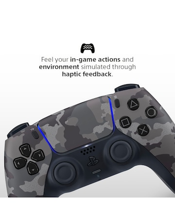 PlayStation 5 DualSense Wireless Controller - Grey Camouflage