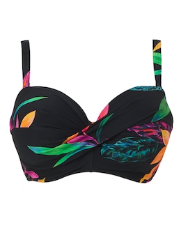 MAGISCULPT Twist Front Bandeau Underwired Bikini Top