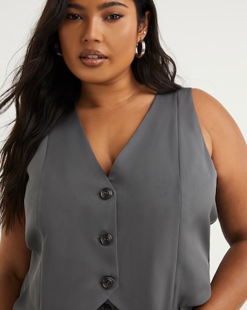 Charcoal Tailored Waistcoat