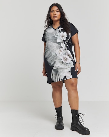 Religion Aviate Floral V-Neck Dress