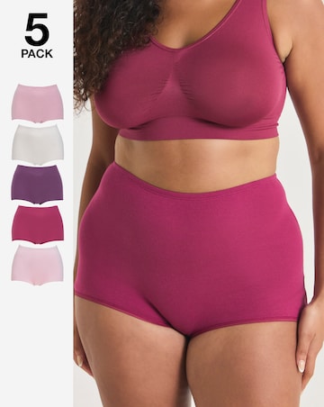 Pretty Secrets (5 Pack) Cotton Comfort Shorts
