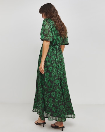 Flounce London Leopard Maxi Dress