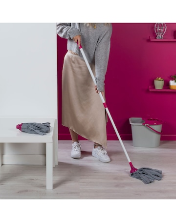 Kleeneze Cloth Mop with Extendable Handle