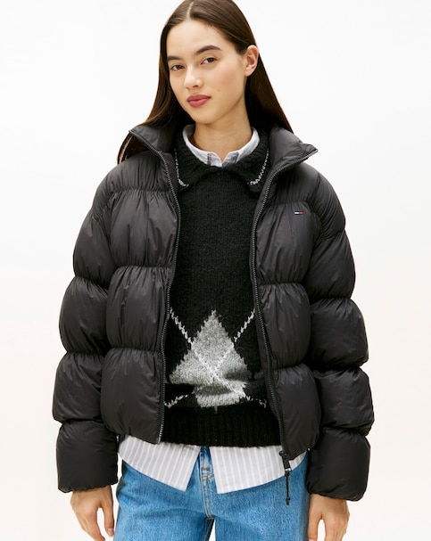 Tommy Jeans Rouched Puffer Down Jacket
