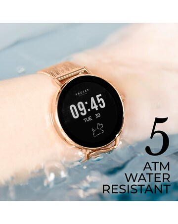 Radley Series 28 AMOLED Mesh Strap Watch - Rose Gold