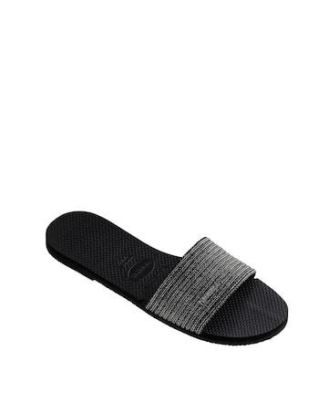 Havaianas Malta Metallic Slider Sandals