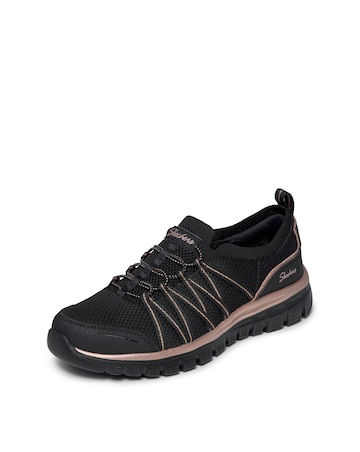 Skechers Black/Rose Graceful Purecrush Trainers - Standard Fit (D)