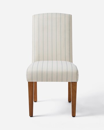 Julipa Everly Stripe Pair of Dining Chairs