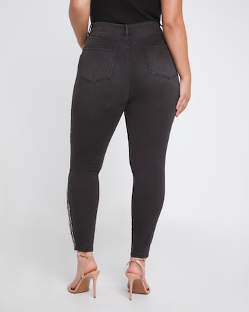 Chloe Chain Fringe Skinny Jeans