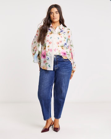 Joanna Hope Floral Printed Shirt