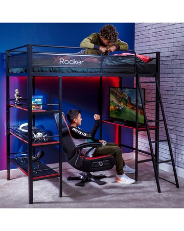 X Rocker Fortress - Gaming Bunk Bed