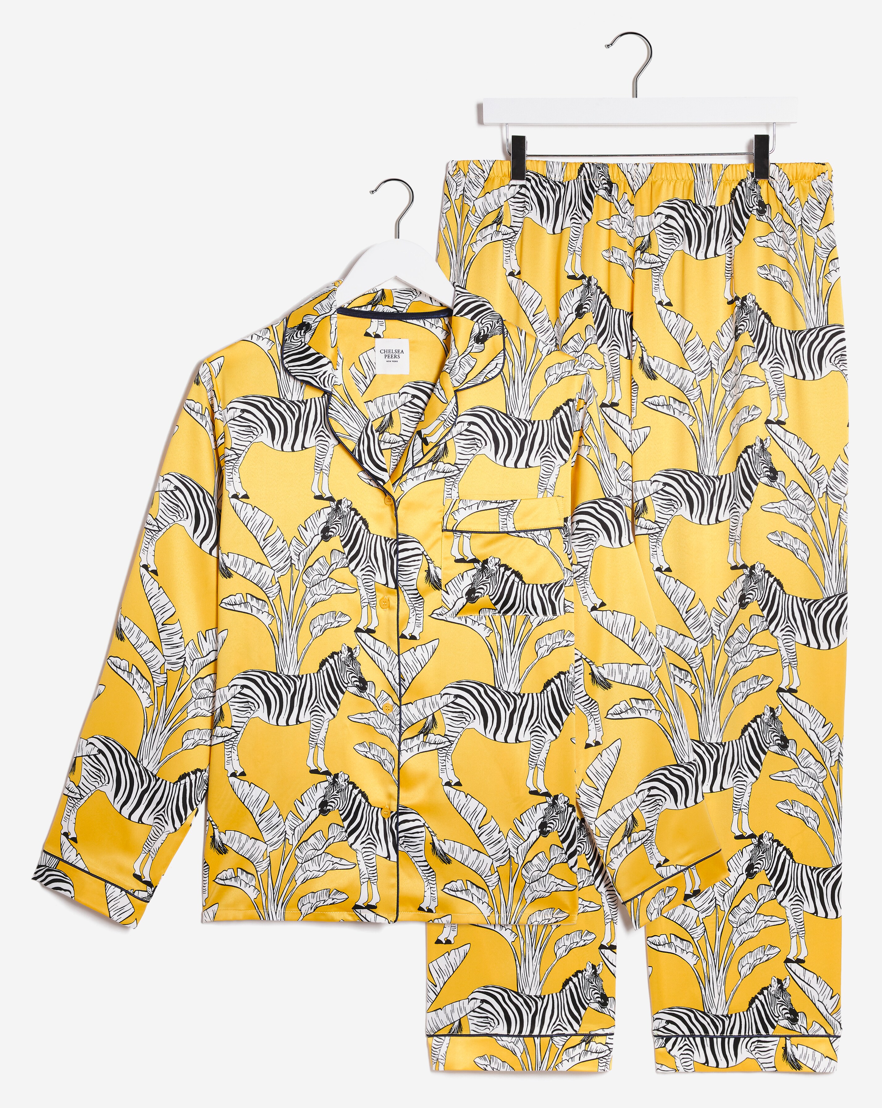 Zebra silk pajamas online