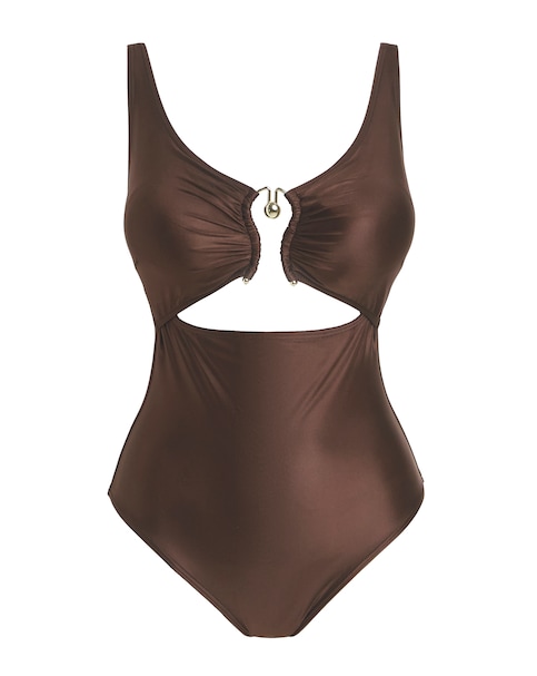 Simply Be Trim Detail Tummy Control Swimsuit