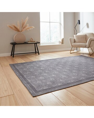 Catherine Lansfield Deco Peacock Washable Rug