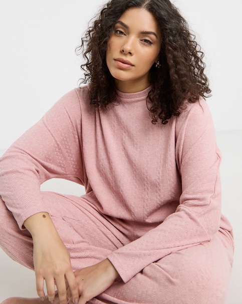 Pretty Secrets Cable Knit Lounge Set