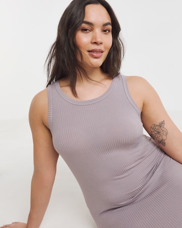 Modal Rib Lounge Dress