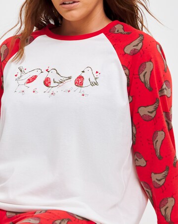 Joe Browns Festive Robin Pyjama Set